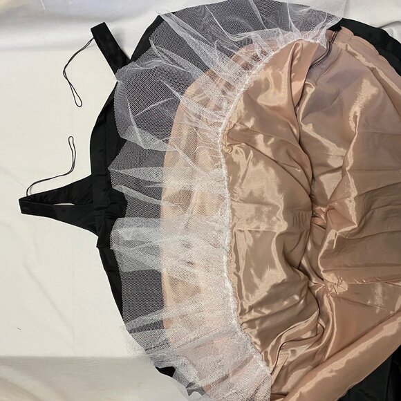 Adrianna Papell Timeless Sleeveless Black Blush Lace Mikado Dress-Sz 2/4 NWT - Picture 7 of 10